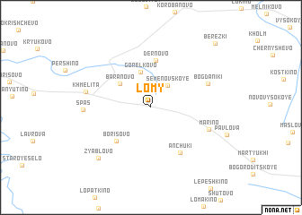 map of Lomy