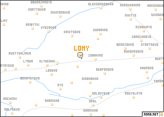 map of Lomy