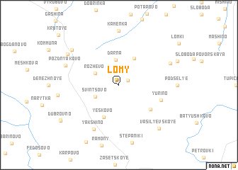 map of Lomy