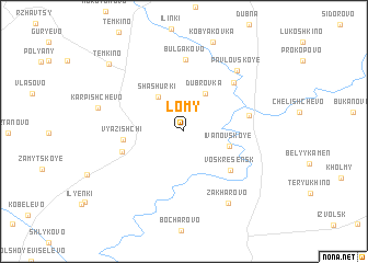 map of Lomy