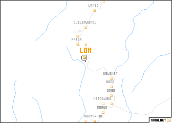 map of Lom