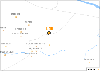 map of Lom