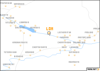 map of Lom