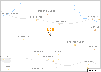 map of Lom