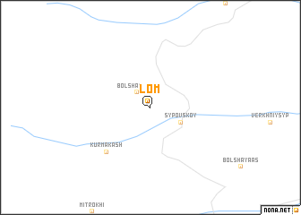 map of Lom\