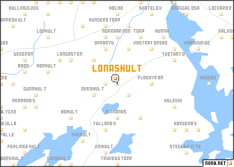 map of Lönashult