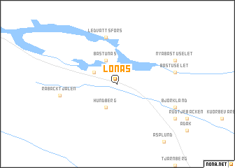 map of Lönås