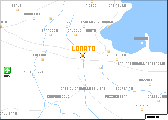 map of Lonato