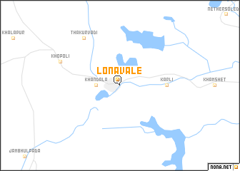 map of Lonāvale