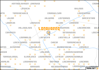 map of Lo Navarro