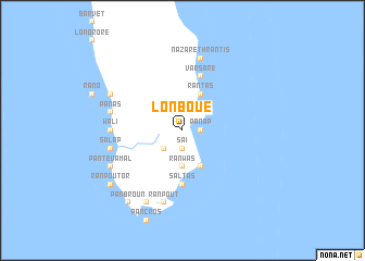 map of Lonboué