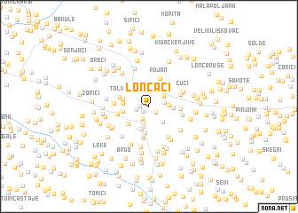 map of Lončaci