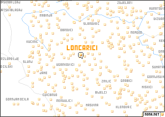 map of Lončarići