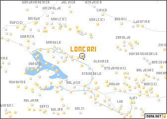 map of Lončari