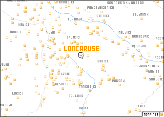 map of Lončaruše