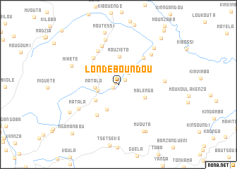 map of Londé Boundou