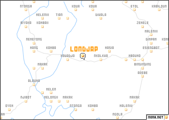 map of Londjap
