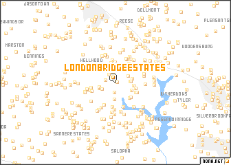 map of London Bridge Estates