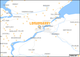 map of Londonderry