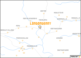 map of Londonderry