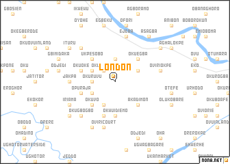 map of London
