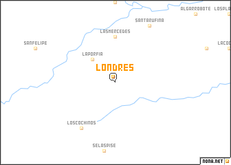 map of Londres