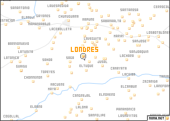 map of Londres