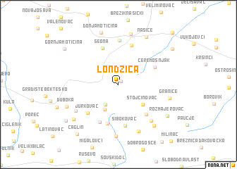 map of Londžica