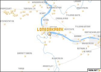 map of Lone Oak Park