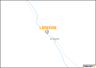 map of Lone Pine
