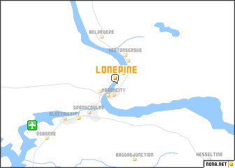 map of Lone Pine