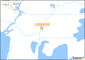 map of Lone Pine