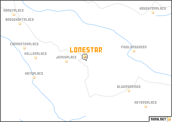 map of Lone Star