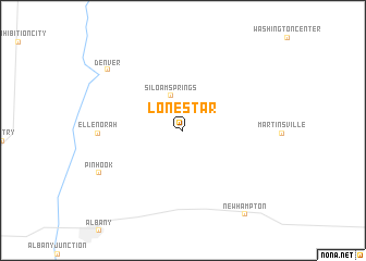 map of Lone Star