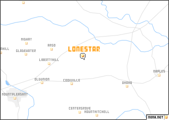 map of Lone Star