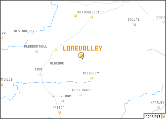 map of Lone Valley