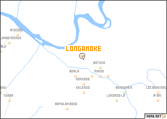 map of Longa-Moke