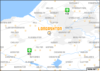 map of Long Ashton