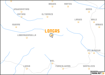 map of Longás