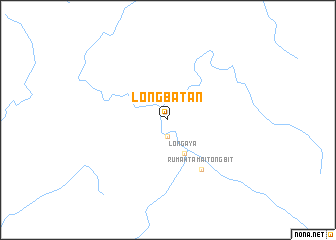 map of Long Batan