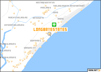 map of Long Bay Estates