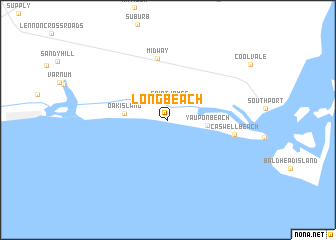 map of Long Beach