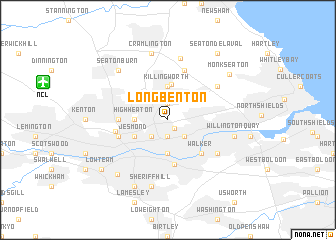 map of Longbenton