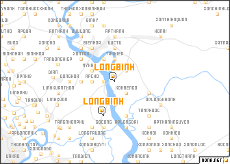 map of Long Bình