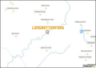 map of Long Bottom Ford