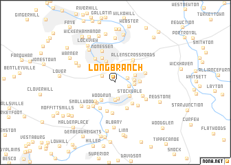 map of Long Branch