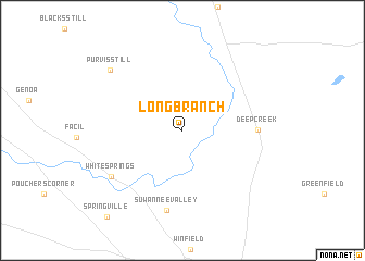 map of Long Branch