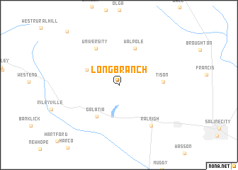 map of Long Branch