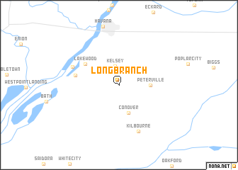 map of Long Branch