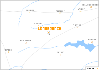 map of Long Branch